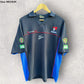 Newcastle Knights ISC Vintage QantasLink Blue Short Sleeve Polo Shirt