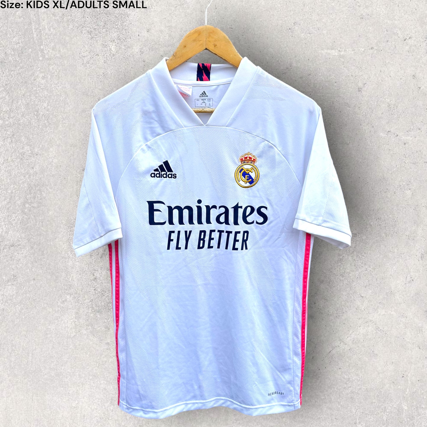 REAL MADRID 2020-2021 HOME KIDS JERSEY