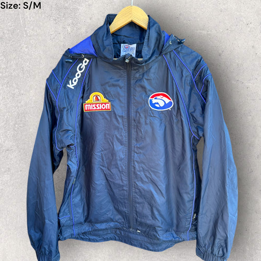 WESTERN BULLDOGS KOOGA WINDBREAKER HOODED JACKET