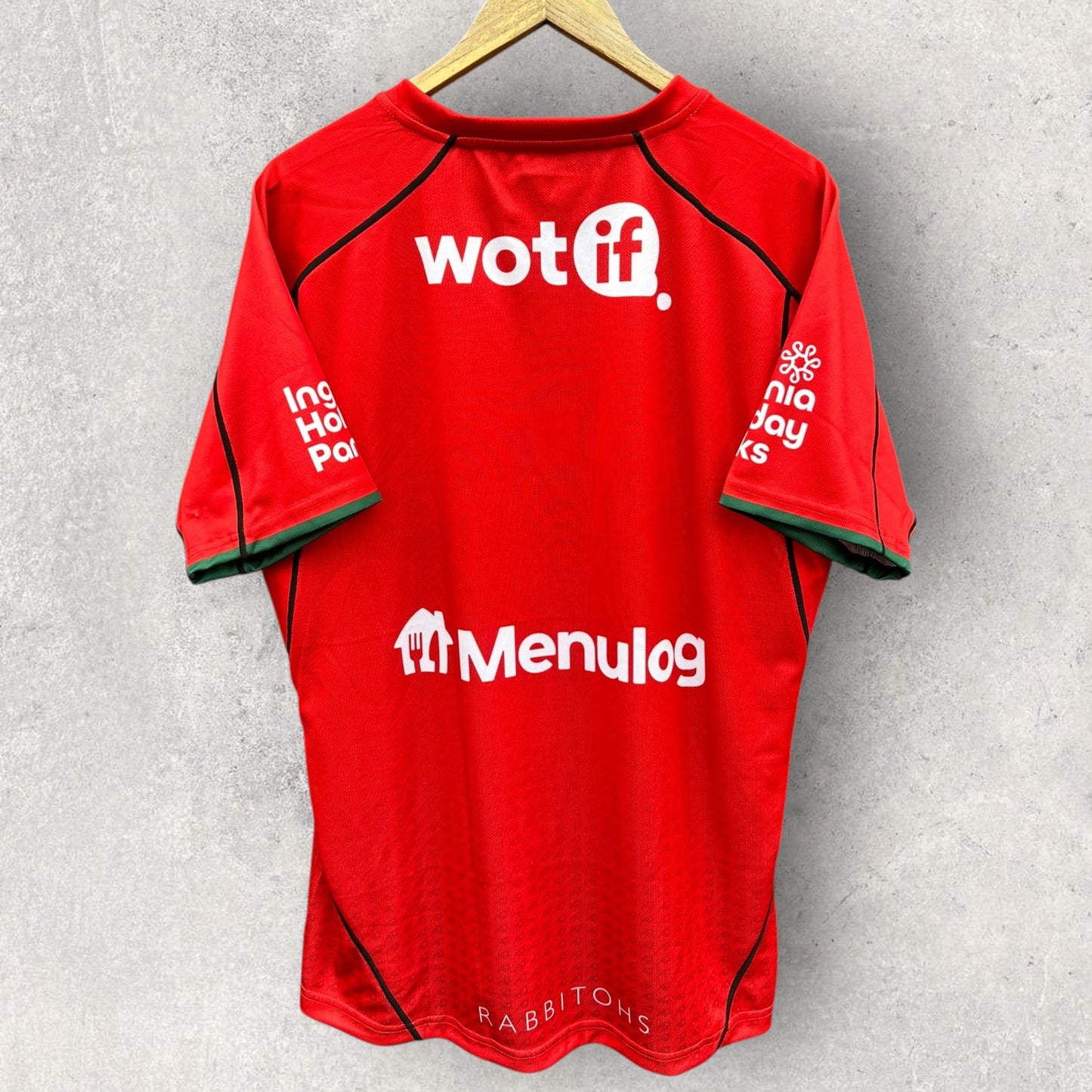 South Sydney Rabbitohs 2025 Classic Red Training Drill Jersey Brand New