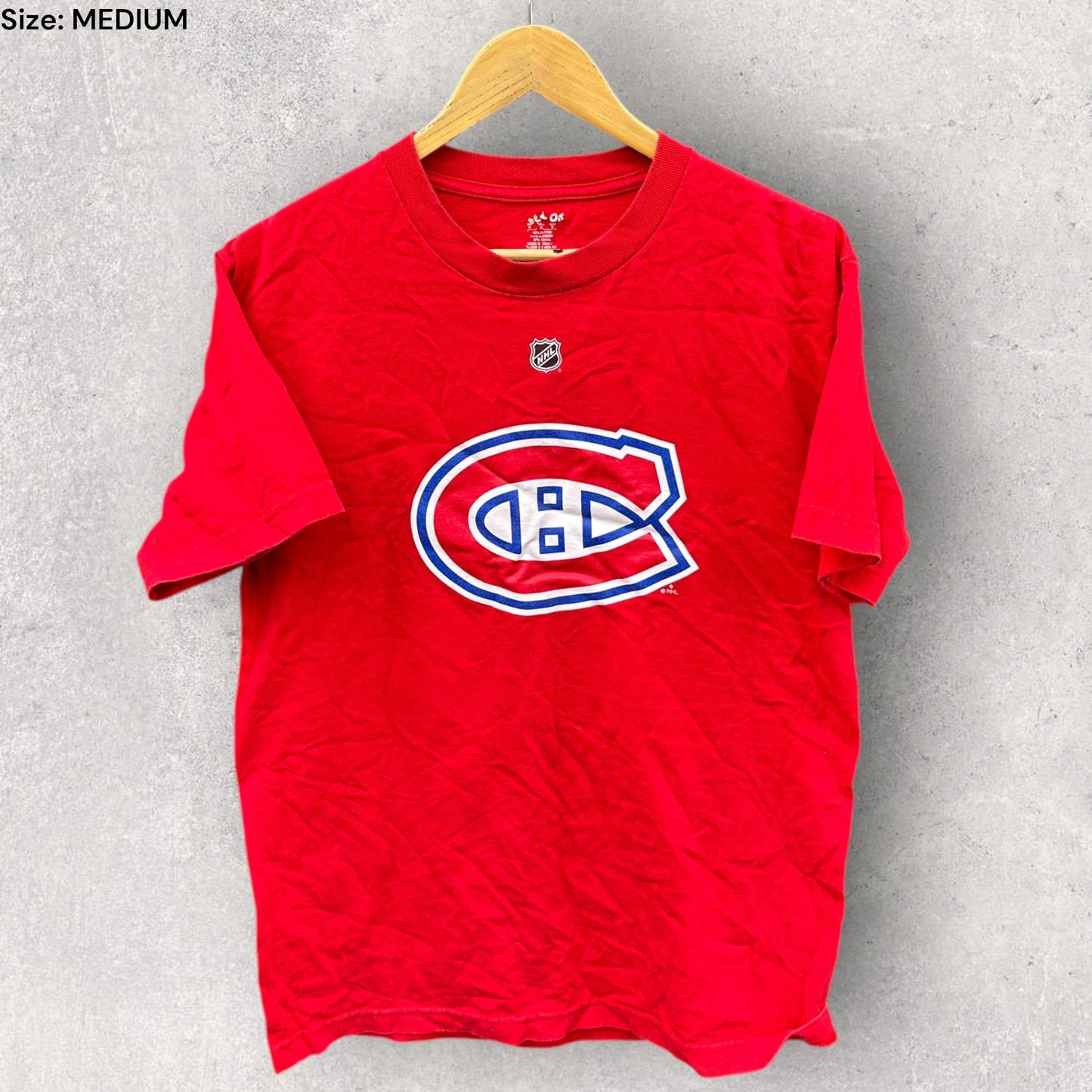 MONTREAL CANADIENS CASEY PRICE REEBOK SHORT SLEEVE NHL SHIRT