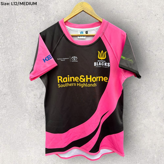 BOWRAL BLACKS RUGBY UNION JERSEY