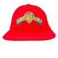 WARNER BROTHERS MOVIE WORLD 1991 RED CORDUROY SNAPBACK VINTAGE HAT