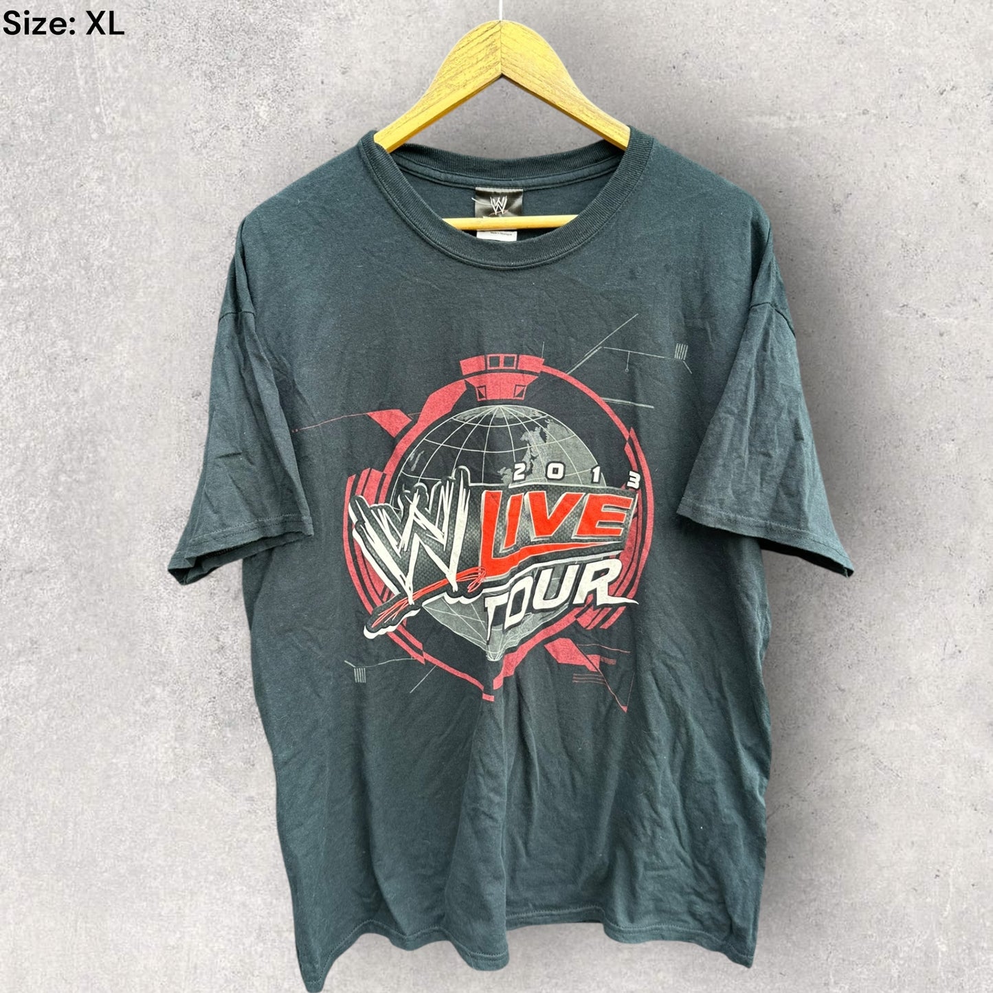 WWE LIVE AUSTRALIAN TOUR 2013 SHIRT