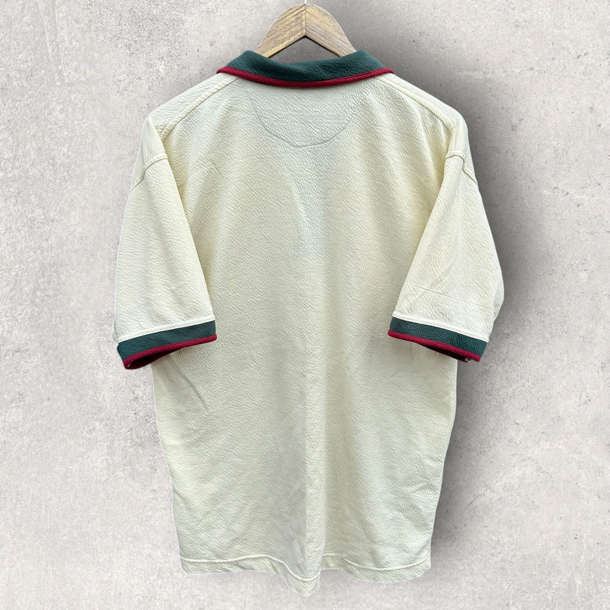 Nike Cream Vintage Collared Short Sleeve Shirt