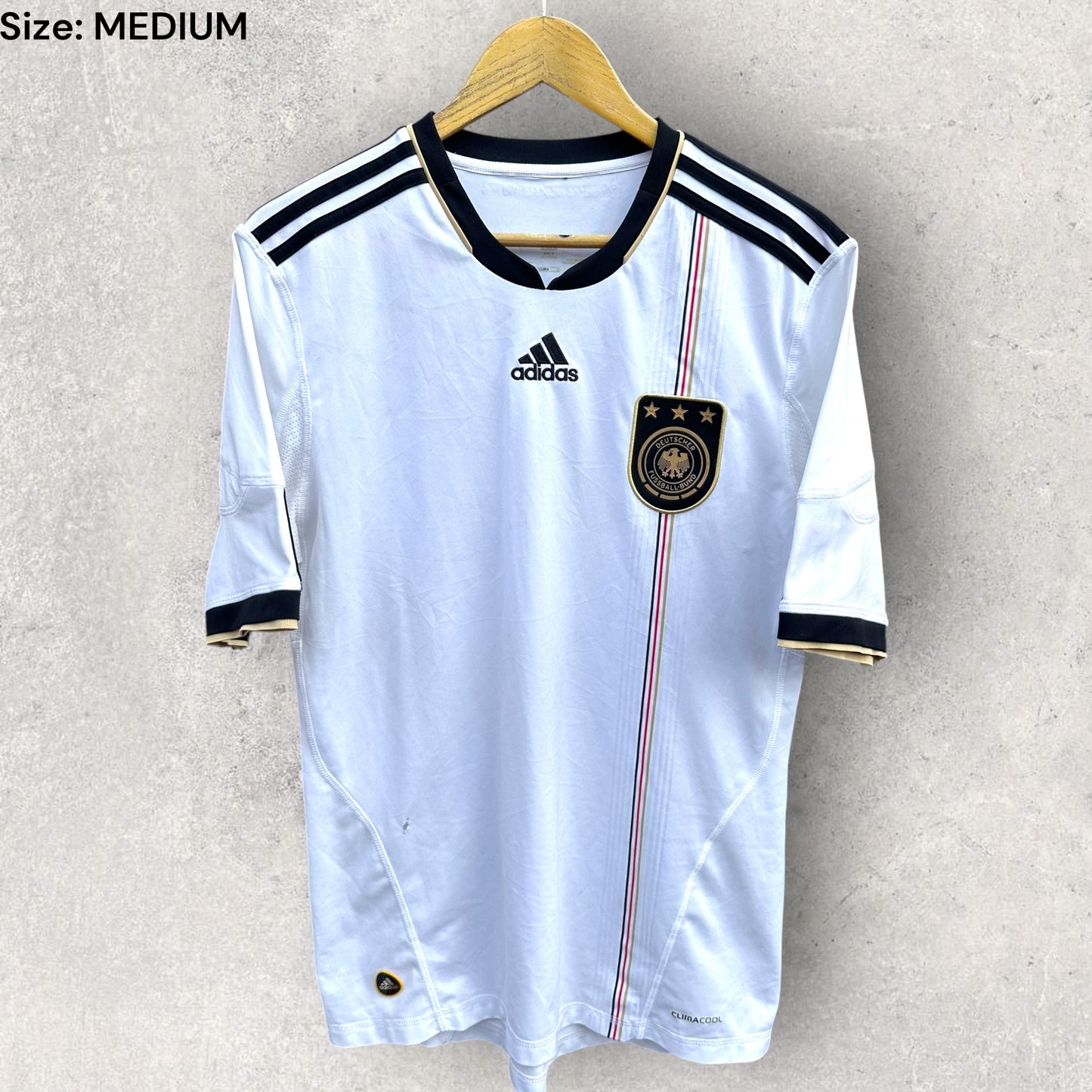 GERMANY 2009 ADIDAS WHITE HOME JERSEY