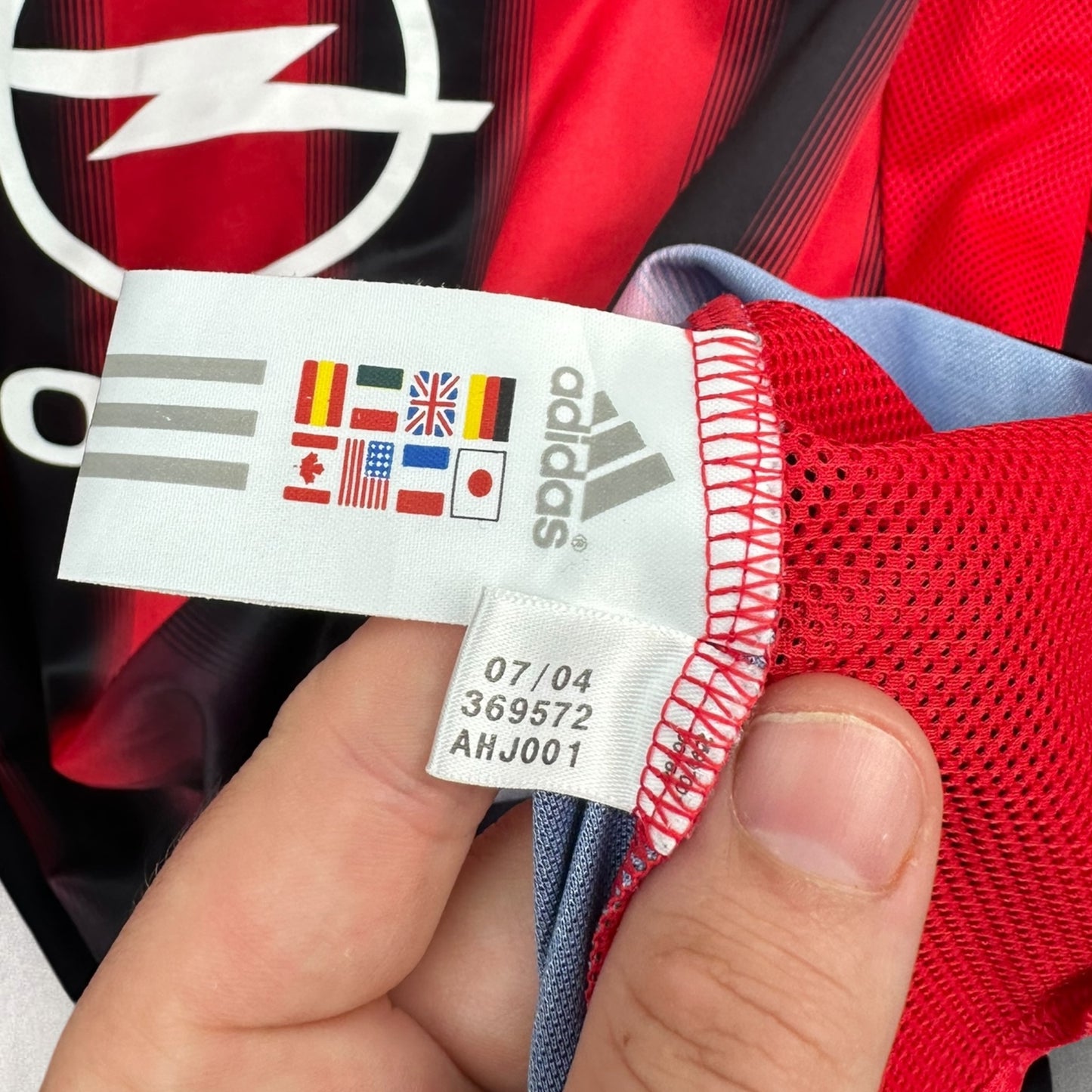 AC MILAN 2004-2005 ADIDAS HOME JERSEY