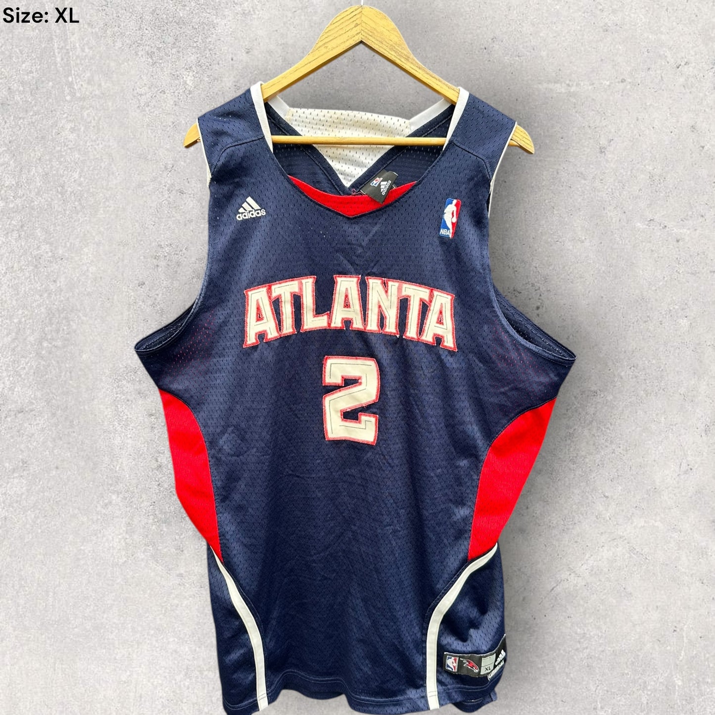 JOE JOHNSON ATLANTA HAWKS ADIDAS SWINGMAN NBA JERSEY