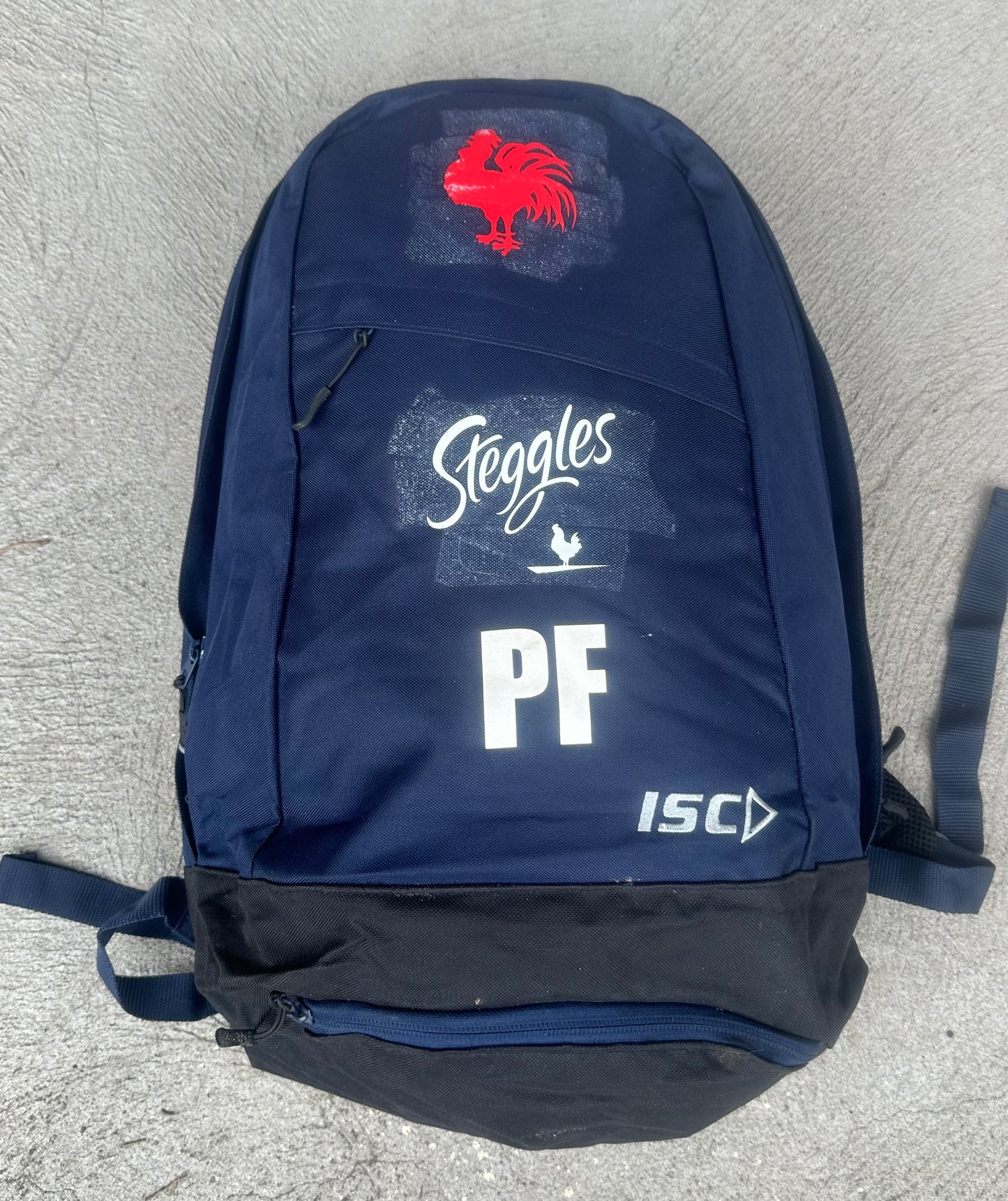 Sydney Roosters Player ISC Backpack Issued to Poasa Faamausili