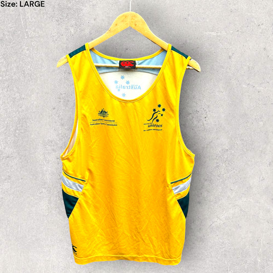 AUSTRALIAN UNIROOS CANTERBURY SINGLET