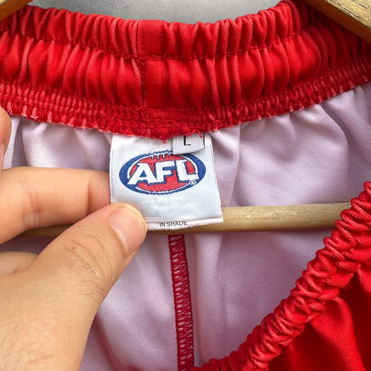 SYDNEY SWANS RED TRAINING SHORTS