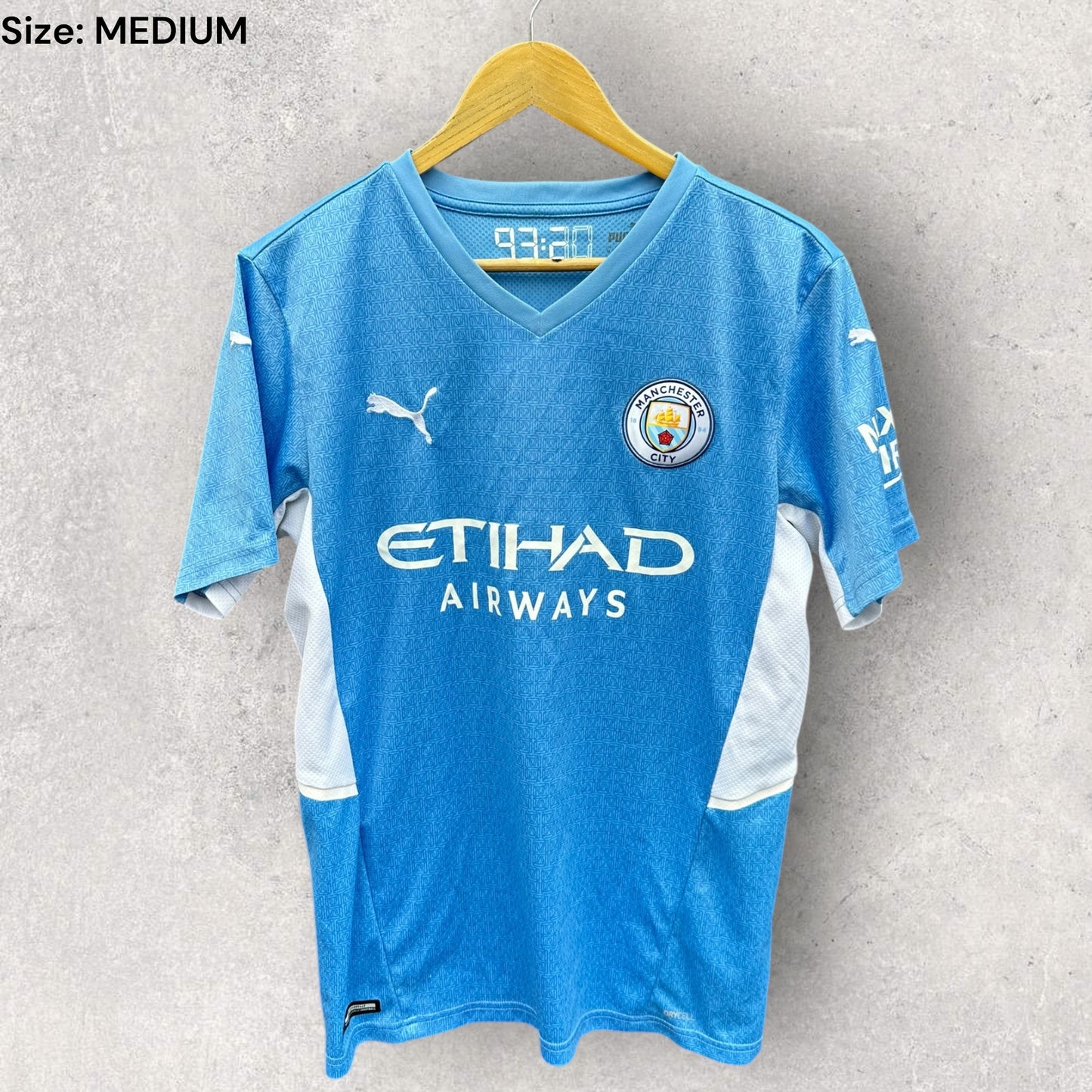 MANCHESTER CITY 2021-2022 PUMA HOME FOOTBALL JERSEY