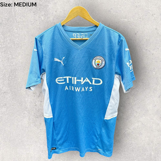 MANCHESTER CITY 2021-2022 PUMA HOME FOOTBALL JERSEY