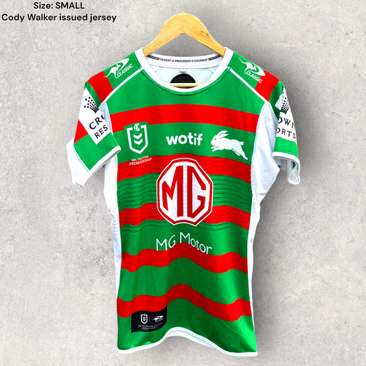 CODY WALKER SOUTH SYDNEY RABBITOHS 2023 AWAY PLAYER ISSUED JERSEY