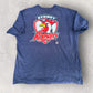 Sydney Roosters Top Heavy Vintage Blue Short Sleeve Nrl Shirt