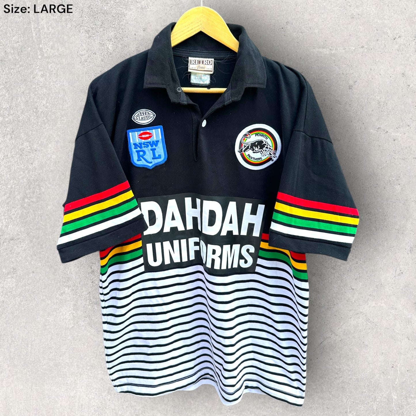 PENRITH PANTHERS 1991 RETRO SHORT SLEEVE JERSEY