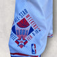 NBA 1991 ALL STAR GAME HARDWOOD CLASSIC WHITE BASKETBALL SHORTS