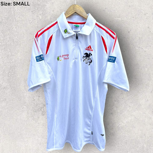 ST George Illawarra Dragons Adidas White Polo Shirt