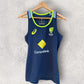 Australia Cricket ASICS Womens Training Singlet Player Issued
