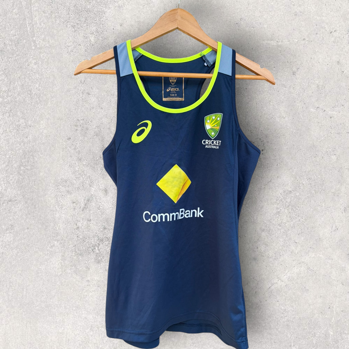 Australia Cricket ASICS Womens Training Singlet Player Issued