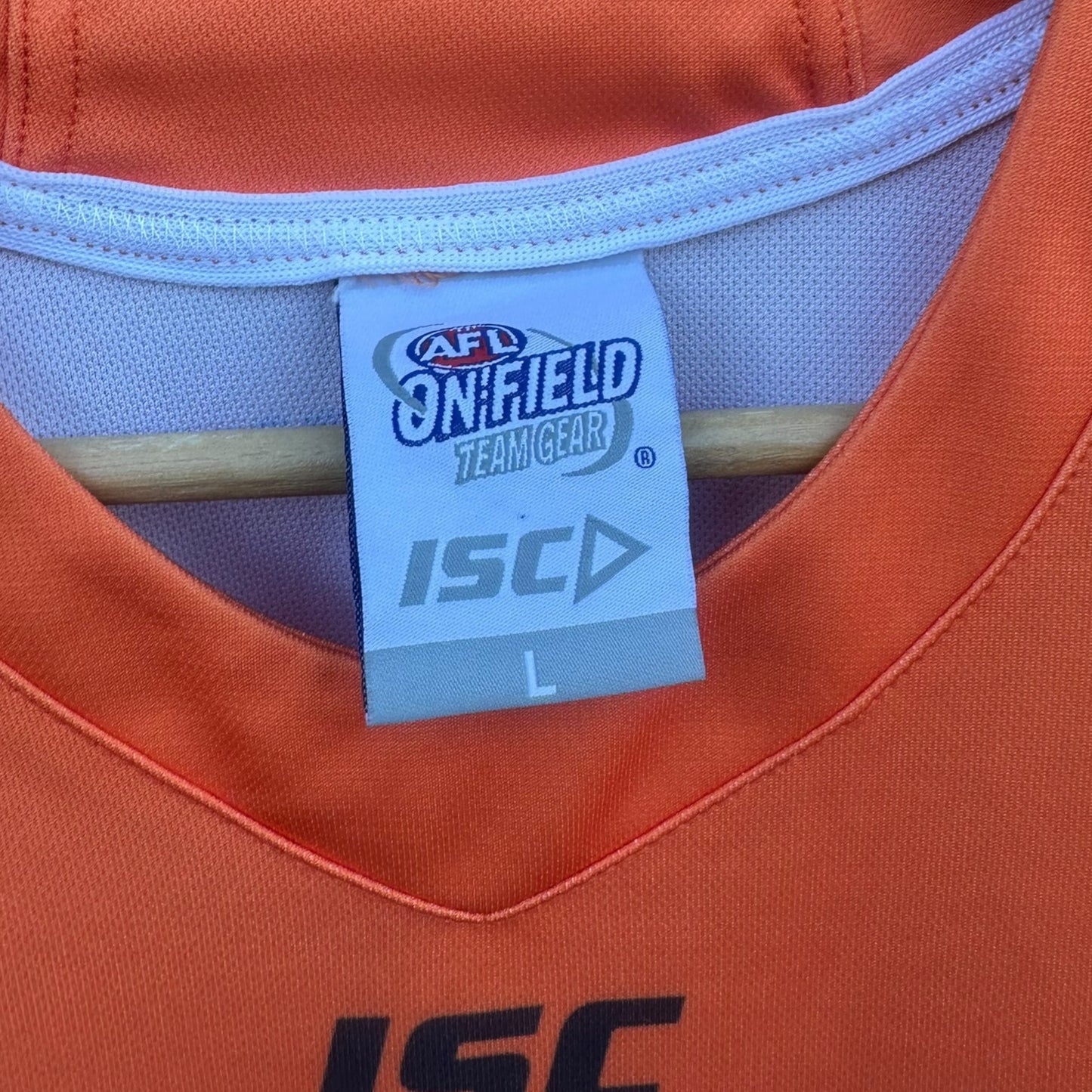 GWS GIANTS ISC ON FIELD AFL GUERNSEY