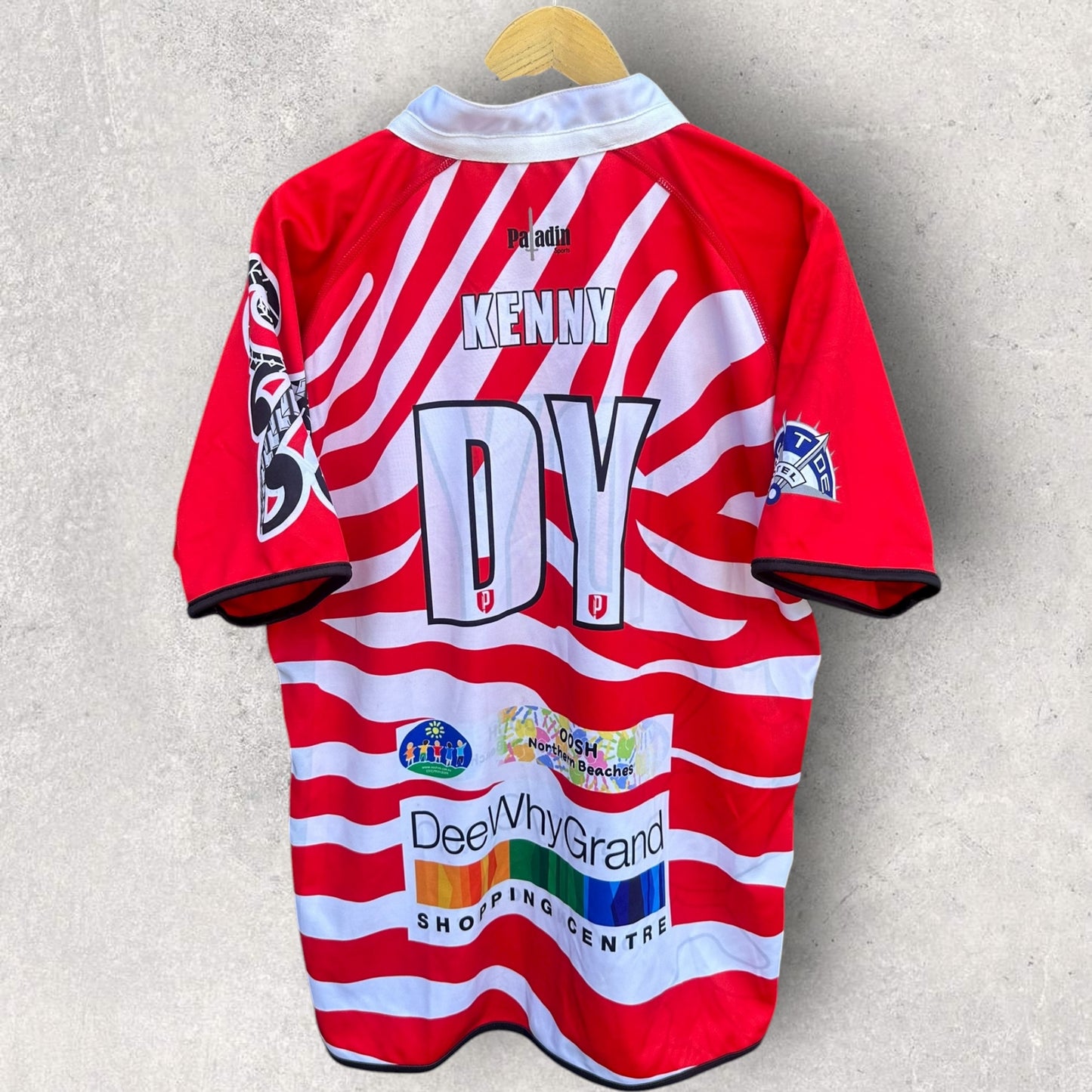 DEE WHY LIONS MATCH WORN RUGBY UNION JERSEY