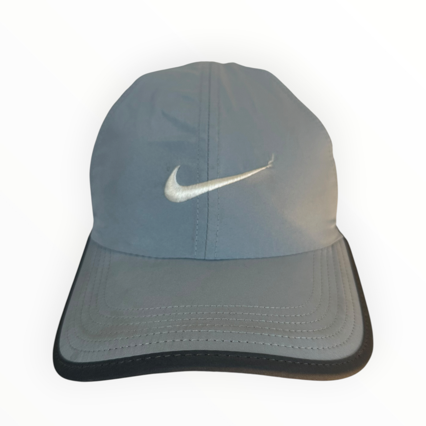 Nike Dri-Fit Featherlight Grey Running Hat Cap