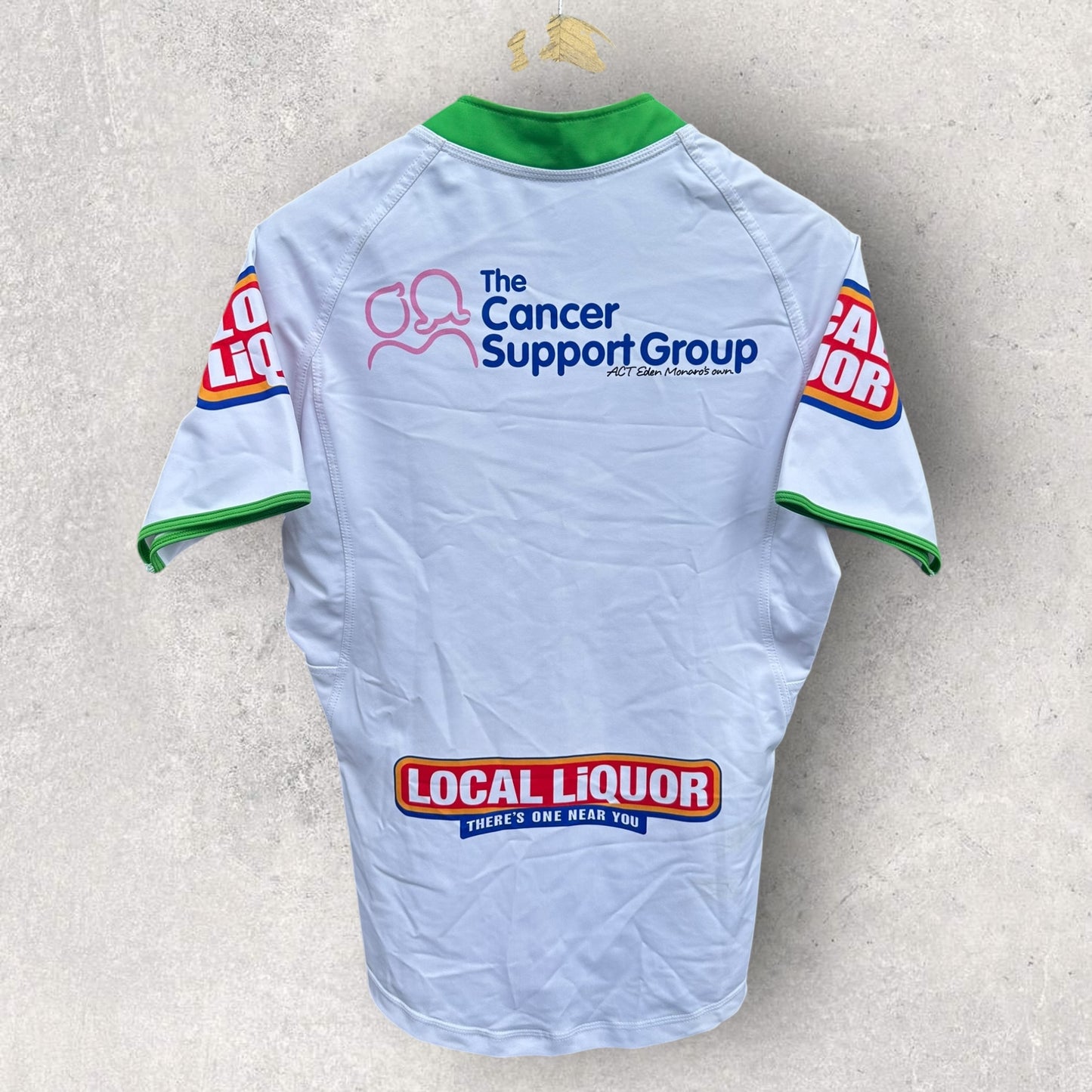 CANBERRA RAIDERS 2012 ISC AWAY CHARITY EDITION PLAYER CUT