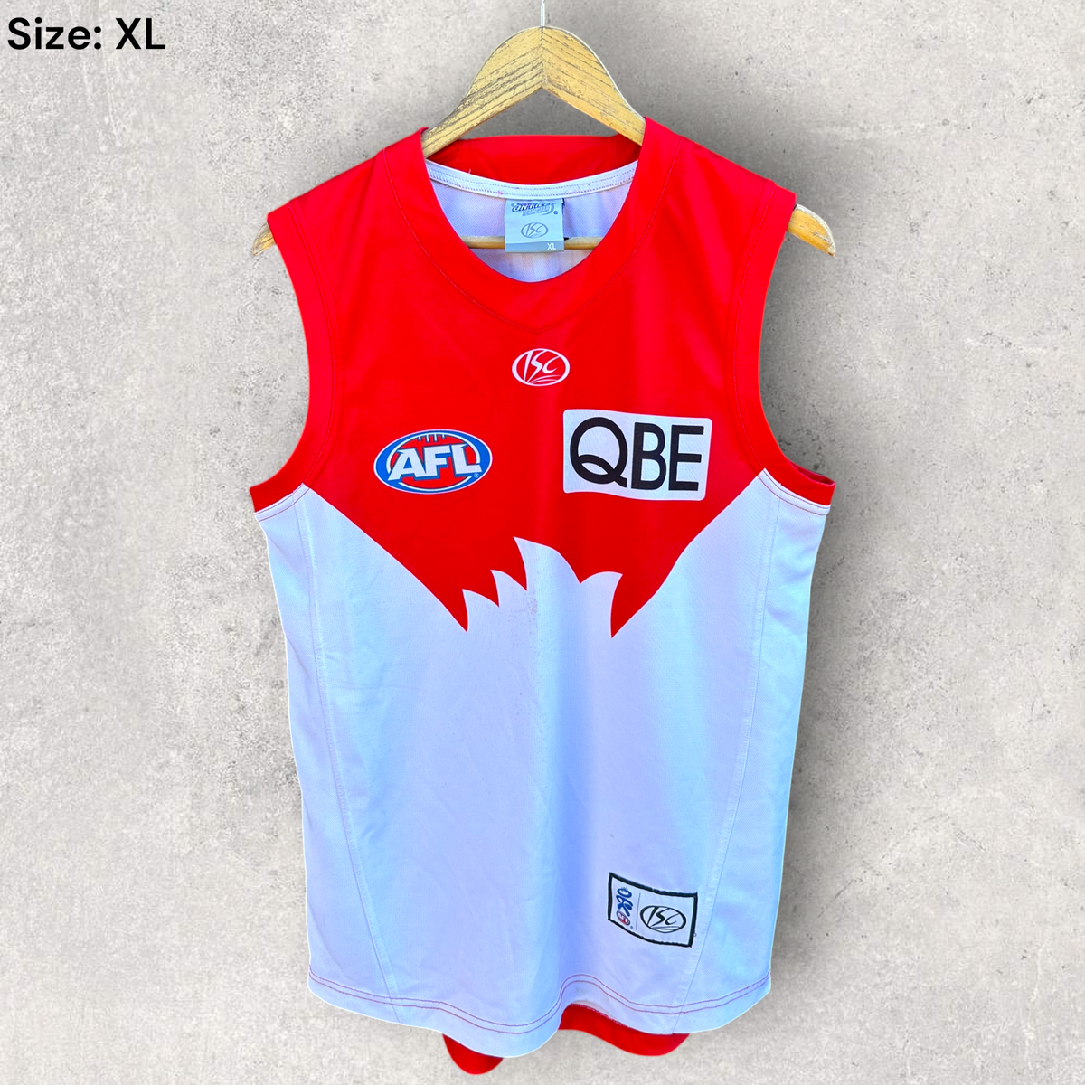 Sydney Swans ISC On Field Home AFL Guernsey Jersey