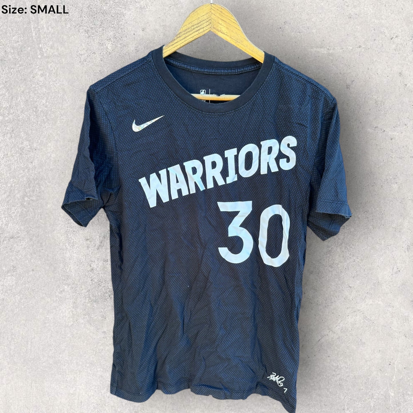 STEPH CURRY GOLDEN STATE WARRIORS BLACK NIKE NBA SHIRT