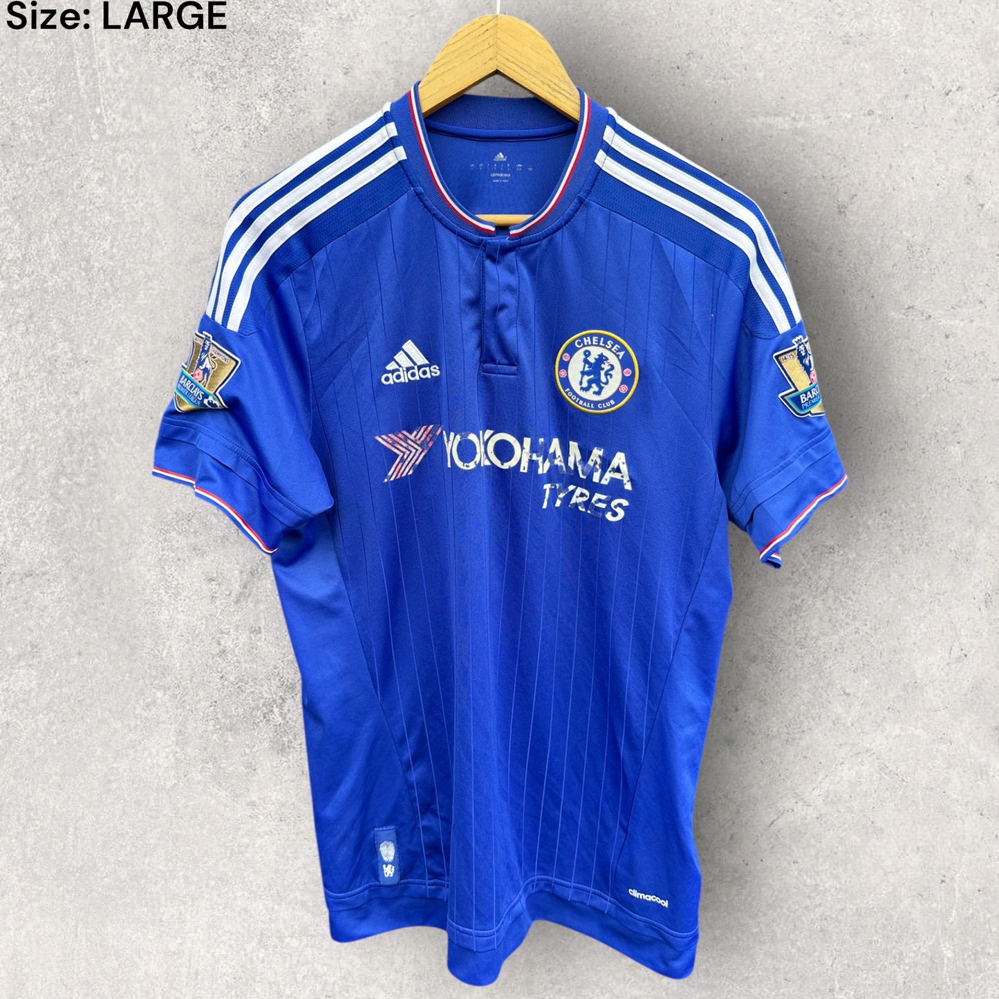 NEMANJA MATIC CHELSEA 2015-2016 ADIDAS HOME JERSEY