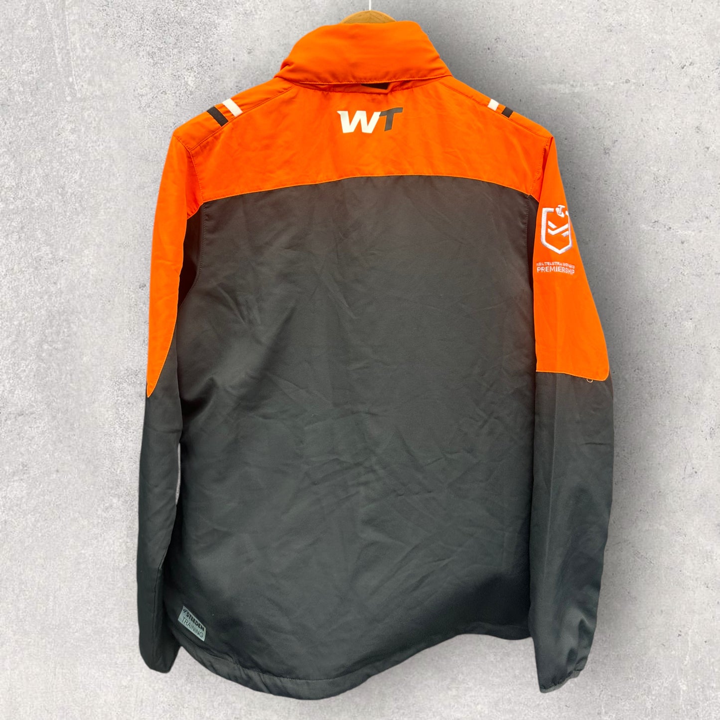 WESTS TIGERS 2023 NRLW WINDBREAKER JACKET PLAYER ISSUED TO SOPHIE CURTAIN