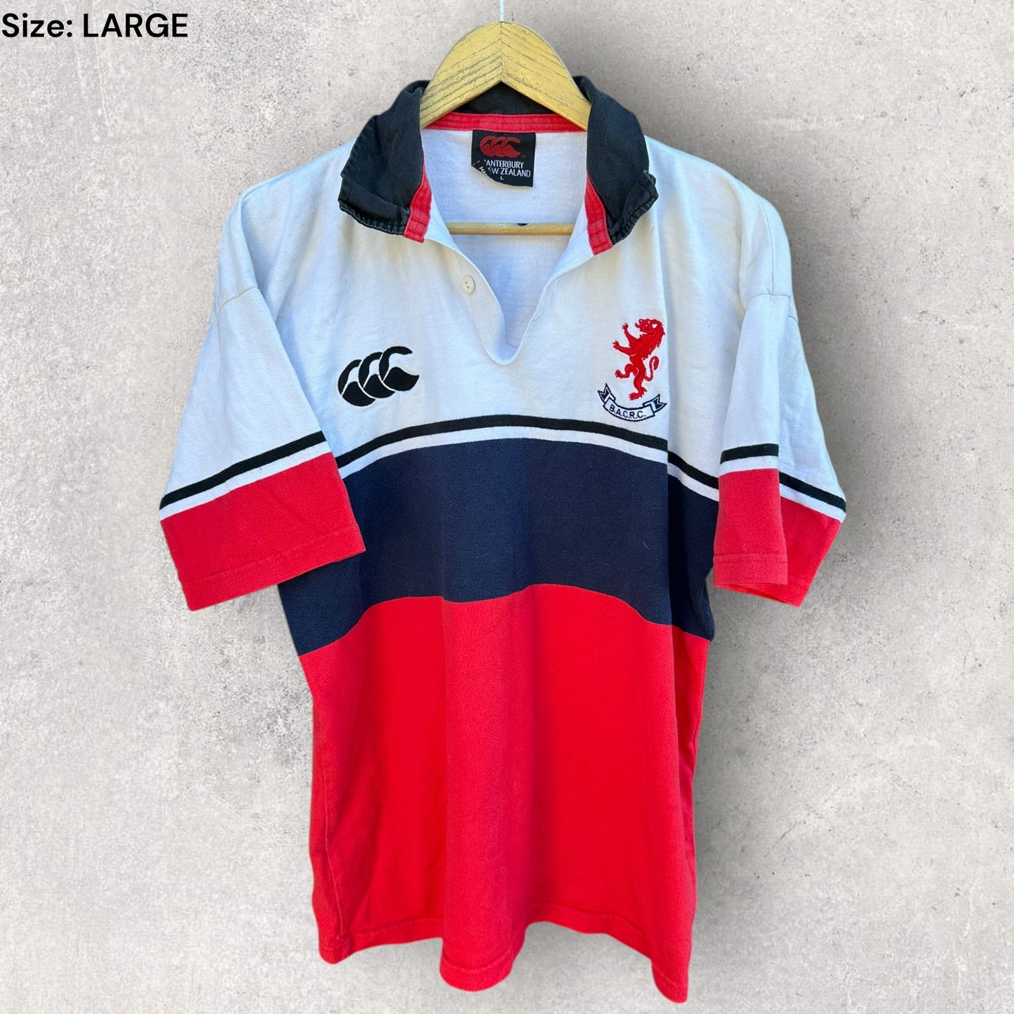 BUENOS AIRES RUGBY UNION CANTERBURY COTTON SHORT SLEEVE JERSEY