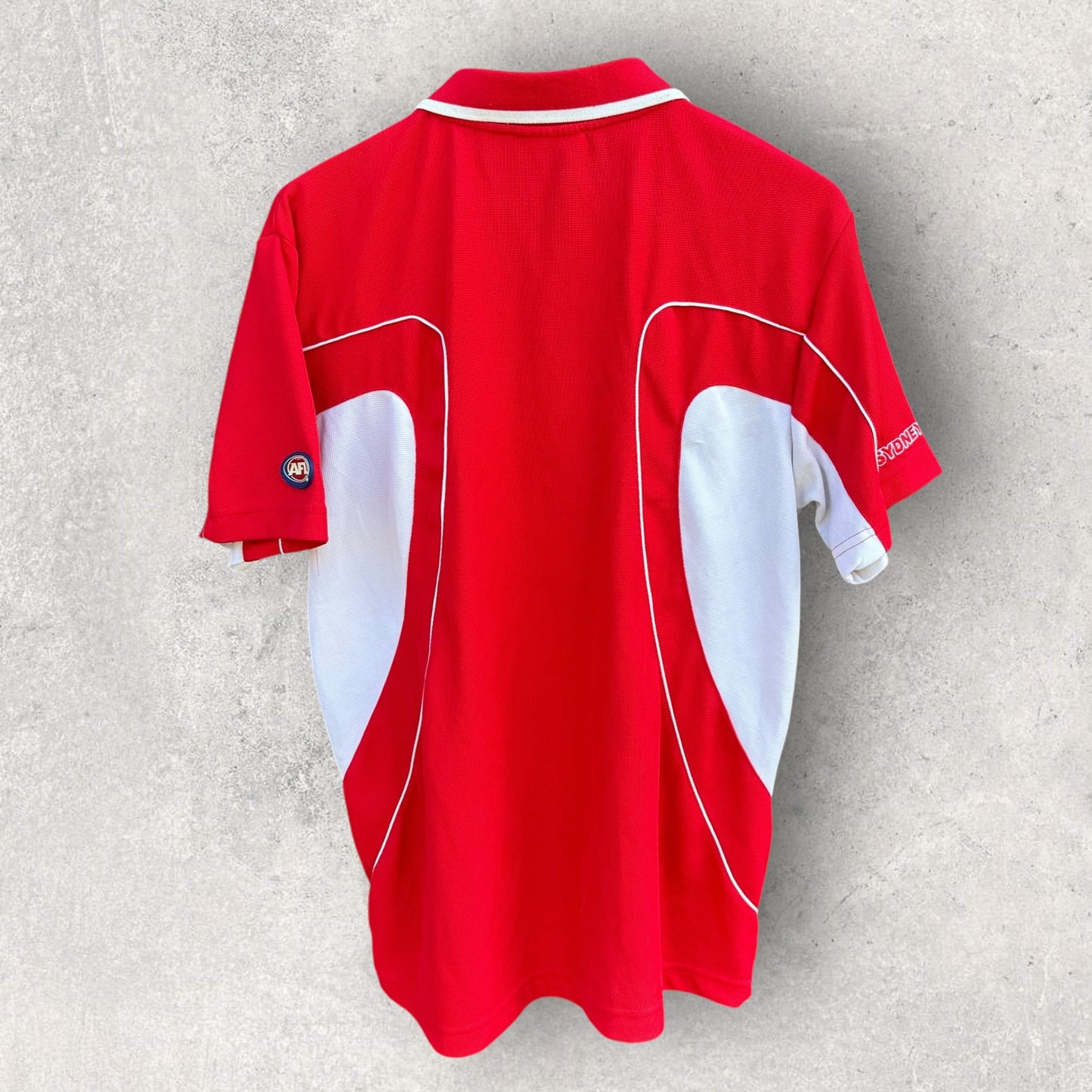 SYDNEY SWANS VINTAGE RED POLO SHIRT