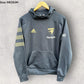 Hawthorn Hawks Adidas On Field Blue Pullover Hooded AFL Jumper
