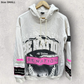 PE Nation Ladies All Nations Beige Pullover Hooded Jumper