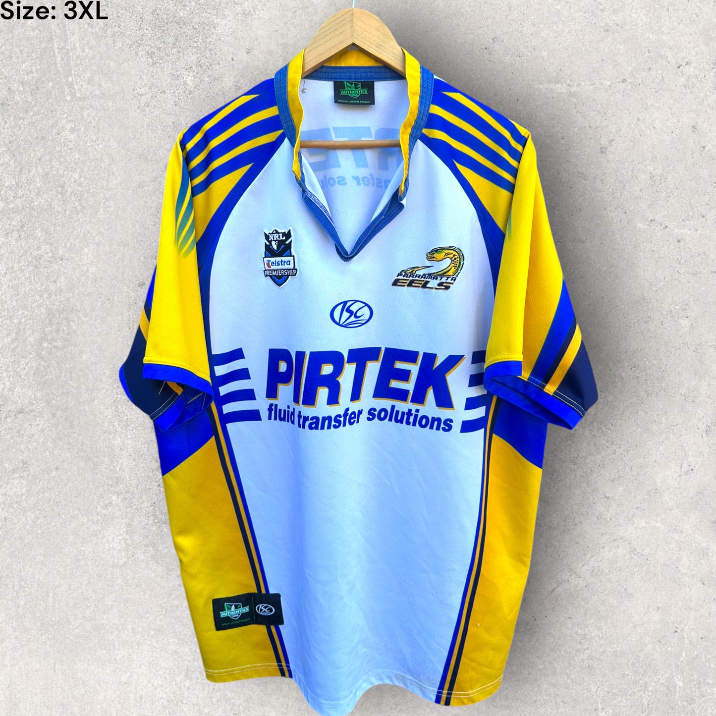 PARRAMATTA EELS 2007 AWAY SINGED JERSEY