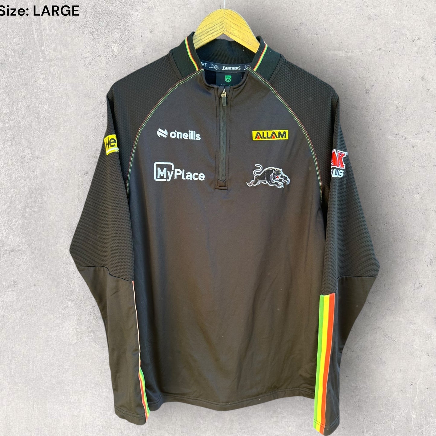 PENRITH PANTHERS 2025 CHEST ZIP JACKET