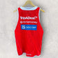 ST GEORGE ILLAWARRA DRAGONS 2025 RED TRAINING SINGLET PLAYER ISSUED SIONE FINAU