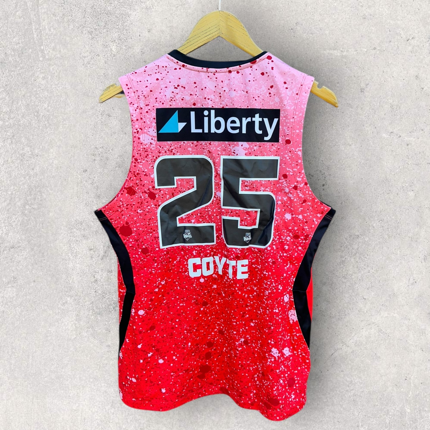 SARAH COYTE MELBOURNE RENEGADES MATCH WORN WBBL NIKE VEST
