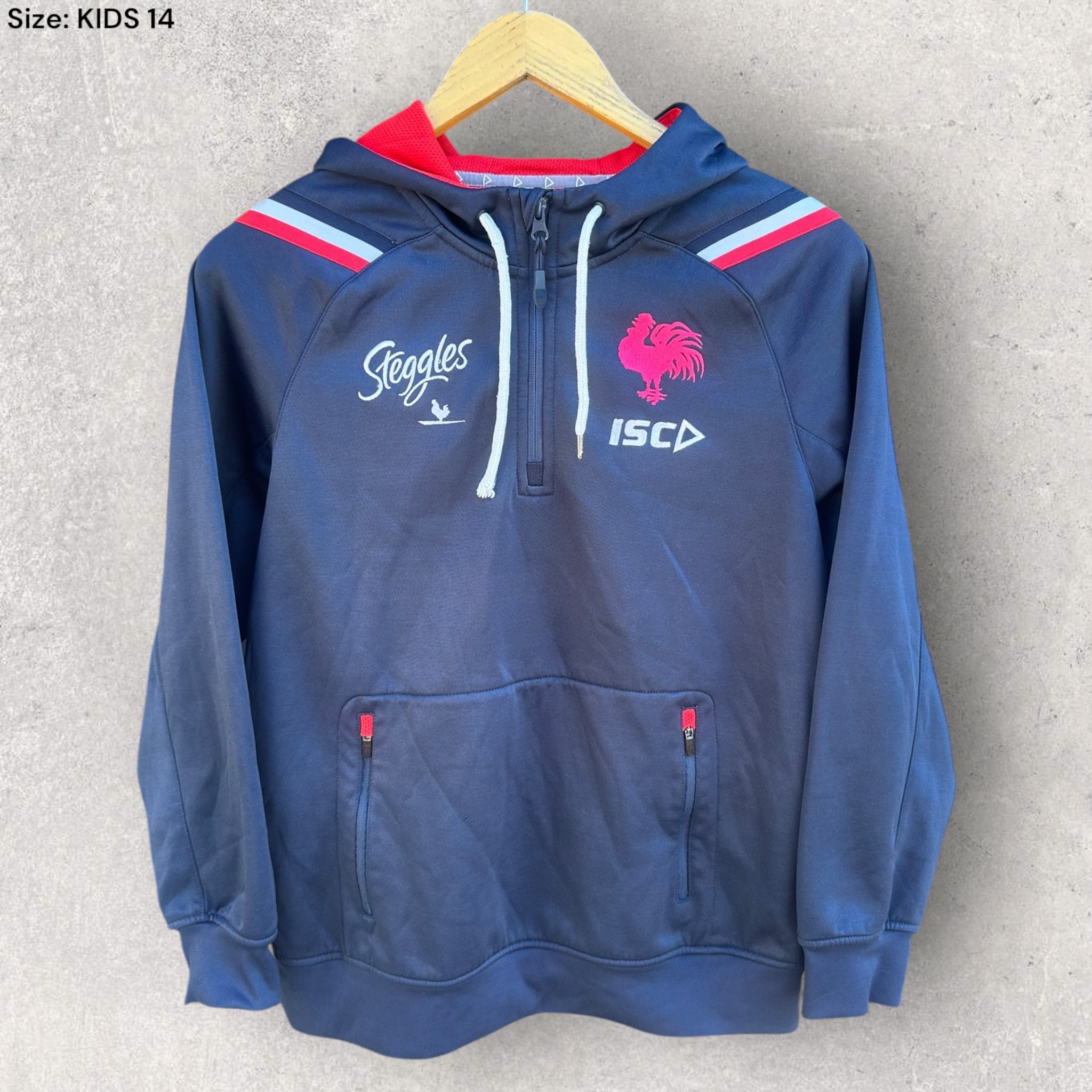 Isc Performance Jacket SYDNEY ROOSTERS KIDS ISC HOODED JACKET – THRILLOFTHETHRIFT