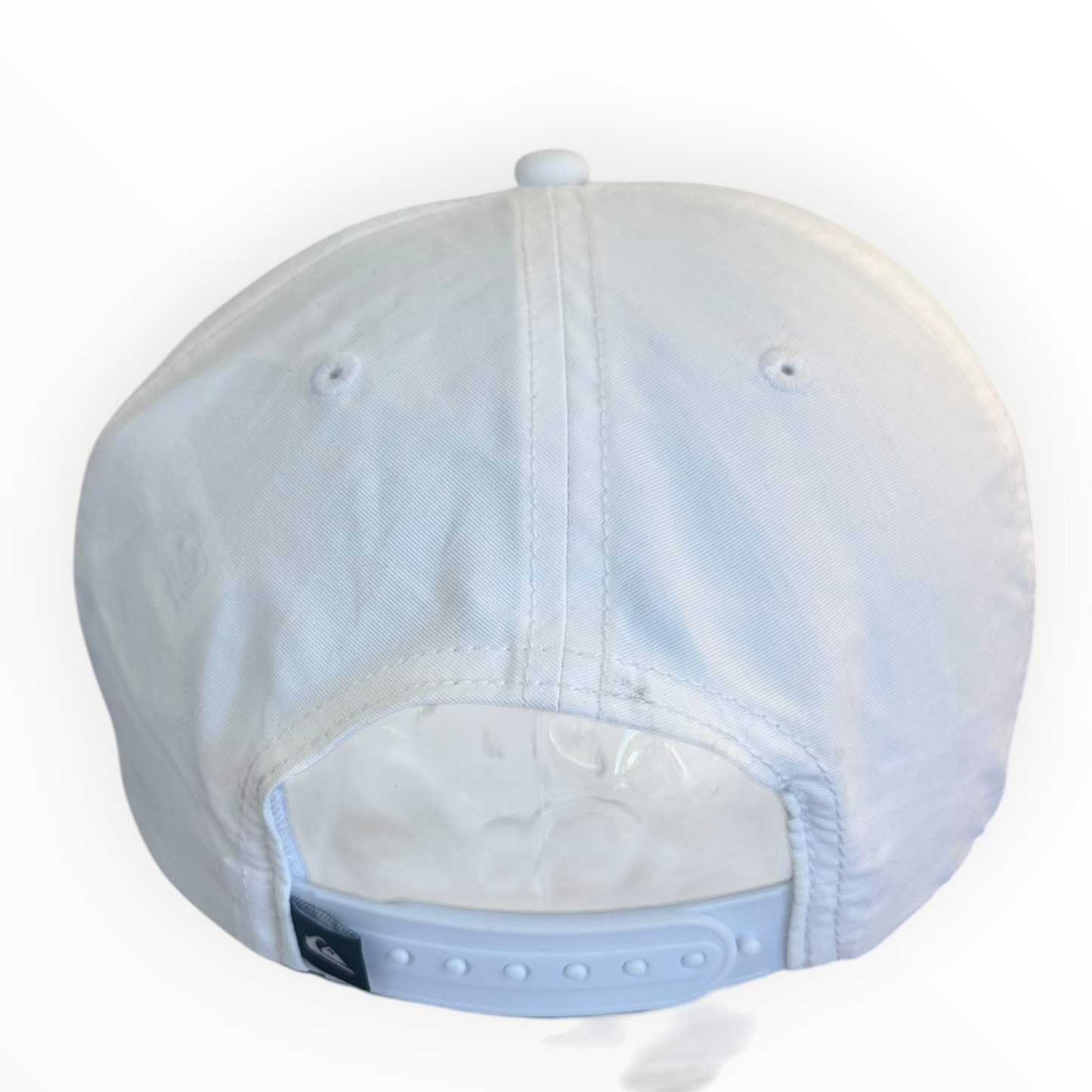 Quiksilver 5 Panel White Snap Back Hat