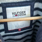 TOMMY HILFIGER BLUE FLEECE HOODED JACKET