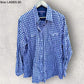RM WILLIAMS STOCKYARD PINK AND BLUE LONG SLEEVE BUTTON UP LADIES SHIRT