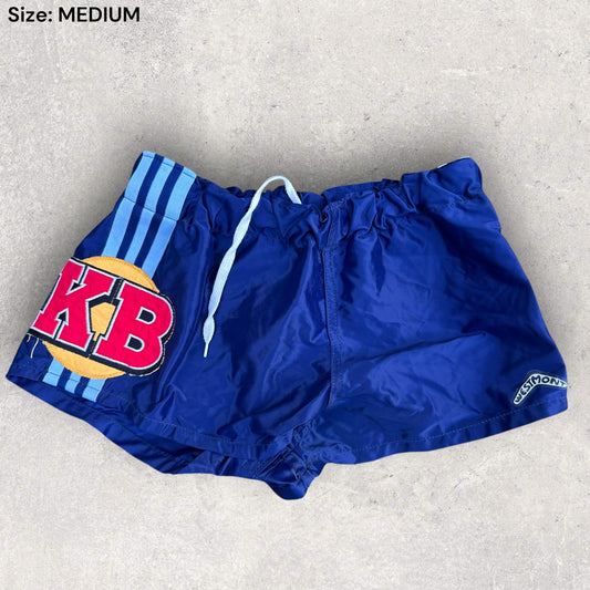 NSW BLUES VINTAGE WESTMONT STATE OF ORIGIN 1970/80s MATCH WORN SHORTS