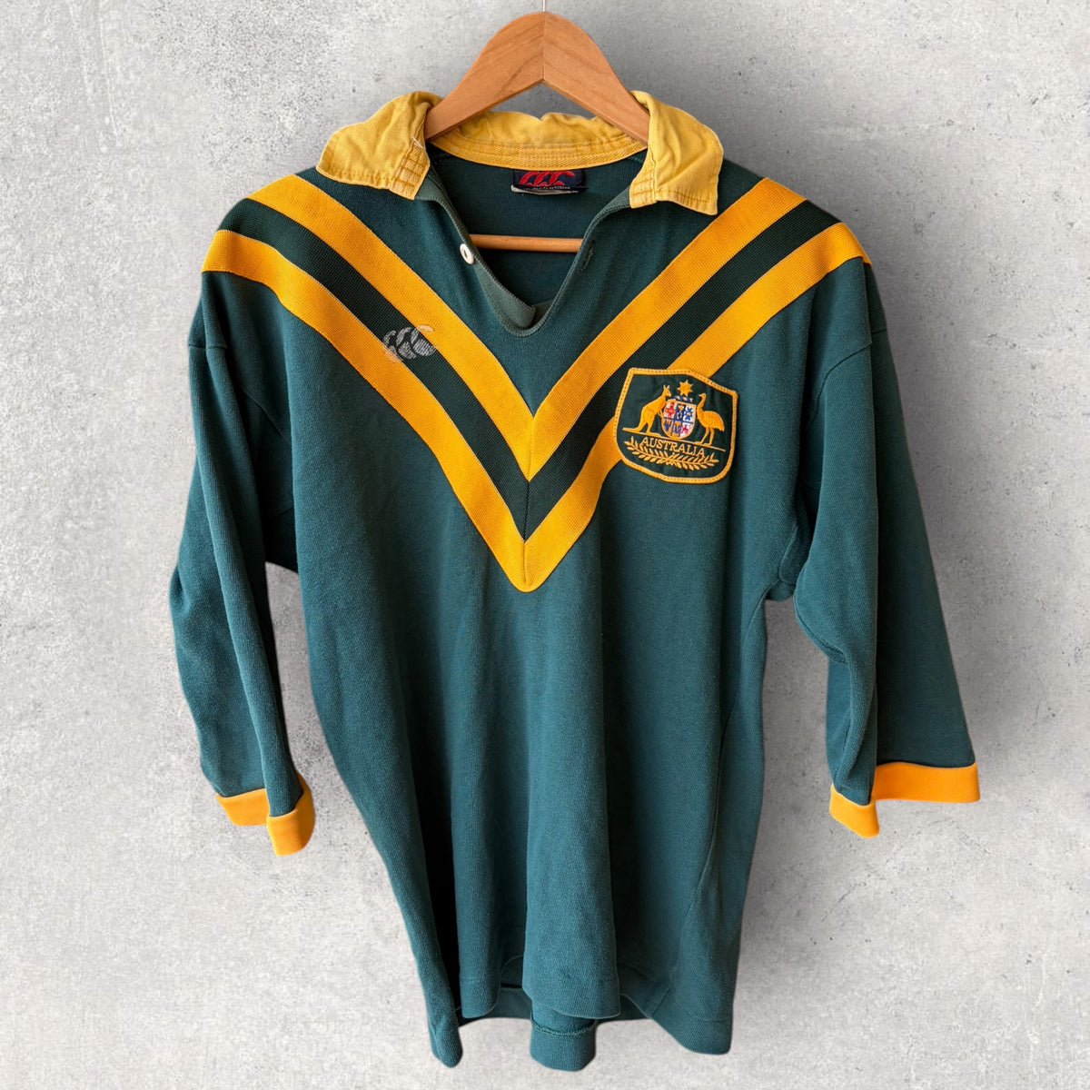 Australian Kangaroos Canterbury Vintage Rugby League Long Sleeve Jersey