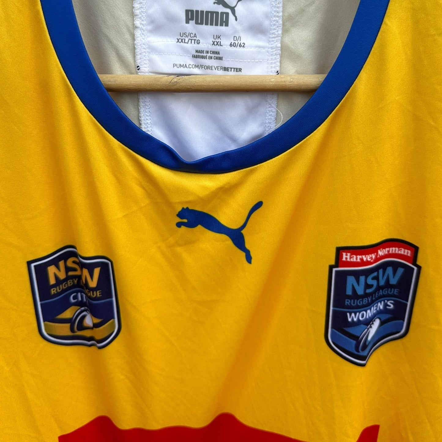 NSW CITY WOMENS PLAYER ISSUED TRAINING SHIRT ISSUED TO EMILY CURTAIN