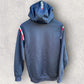 SYDNEY ROOSTERS ISC HALF ZIP BLUE HOODED JUMPER