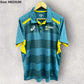 RUGBY AU ASICS GREEN MEDIA POLO SHIRT