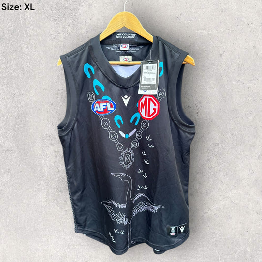 PORT ADELAIDE POWER 2021 INDIGENOUS GUERNSEY BRAND NEW WITH TAGS